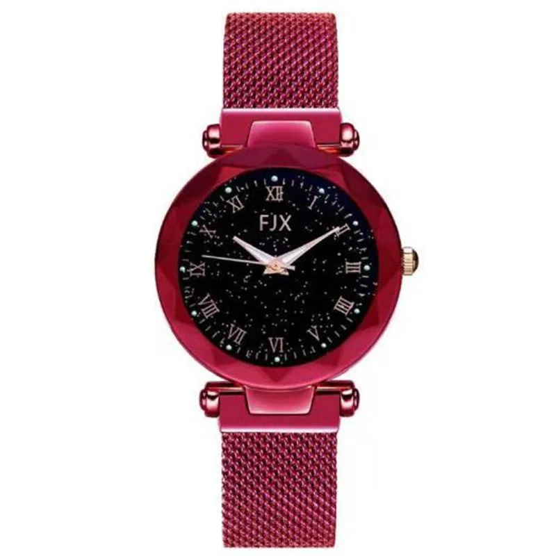 Магнитные часы женские часы розовое золото женские часы кварцевые наручные часы модные женские часы reloj mujer relogio feminino - Цвет: rose
