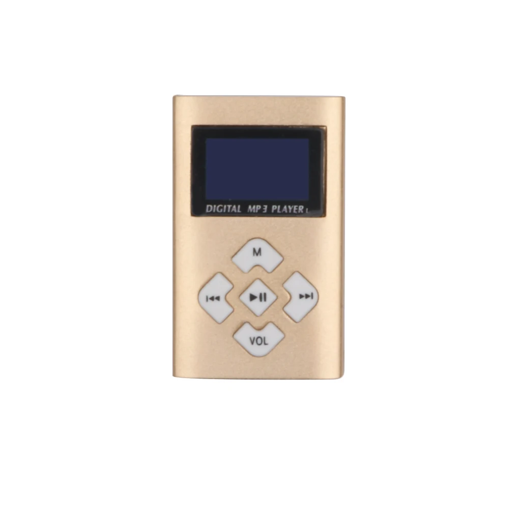 1 1 шт. HIFI USB мини MP3 музыкальный плеер ЖК-экран Поддержка TF карты mp3-плееры+ наушники - Цвет: 1