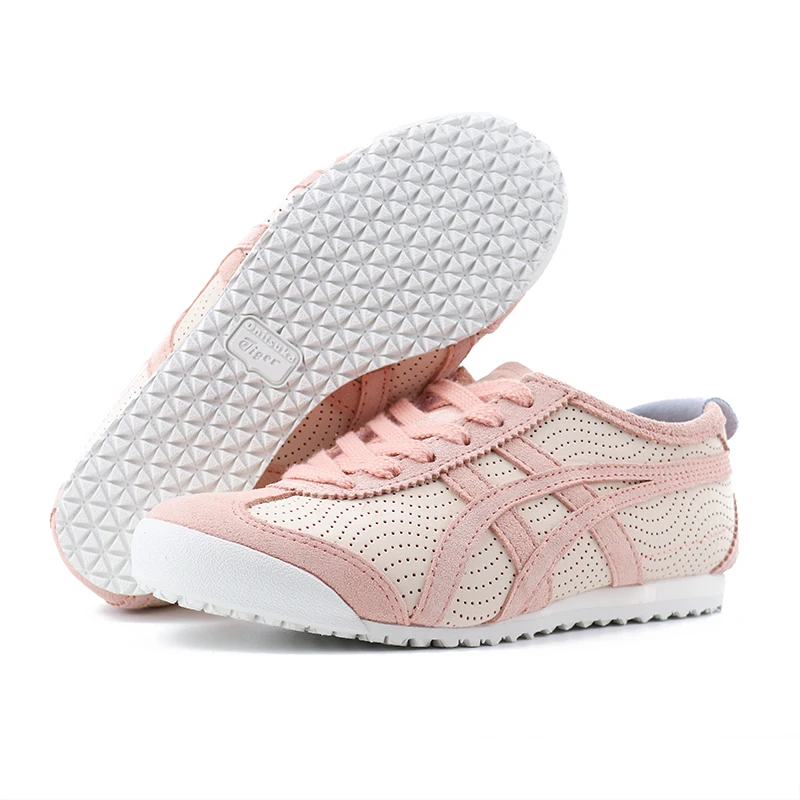 Оригинальная обувь Onitsuka Tiger Мексика 66 для мужчин и женщин; обувь для скейтборда; модные кроссовки унисекс; низкие Дышащие Нескользящие прочные кроссовки
