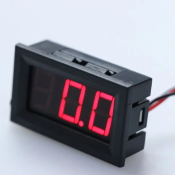 

DC 0-100V 3-Wire Voltmeter LED 0.56in Digital Voltage Meter Panel Monitor Tester