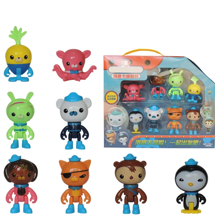 Экшн-фигурки Octonauts моделей Kwazii Shallinton Dashi pescaptain barnocle Детские ТВ-игрушки лучший