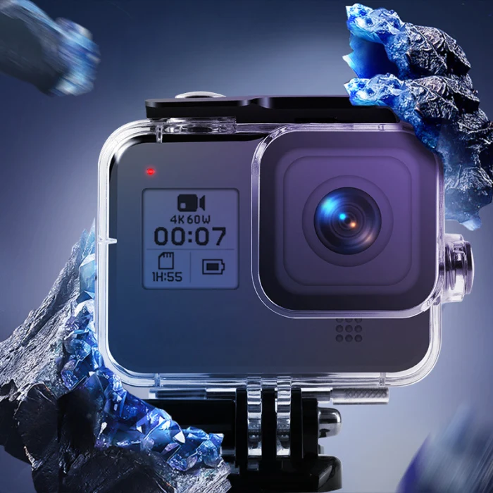 Экшн-камера водонепроницаемый чехол s Дайвинг защитный чехол для Gopro Hero 8 FKU66