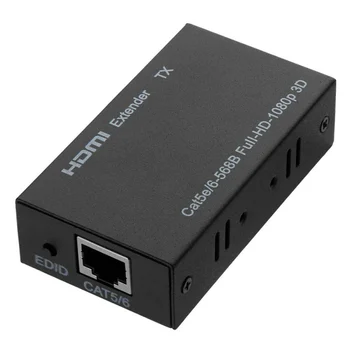 

3D 1080P HDMI Network Extender Transmitter Over Single Cable CAT5E/6 Ethernet RJ45 FHD 60M