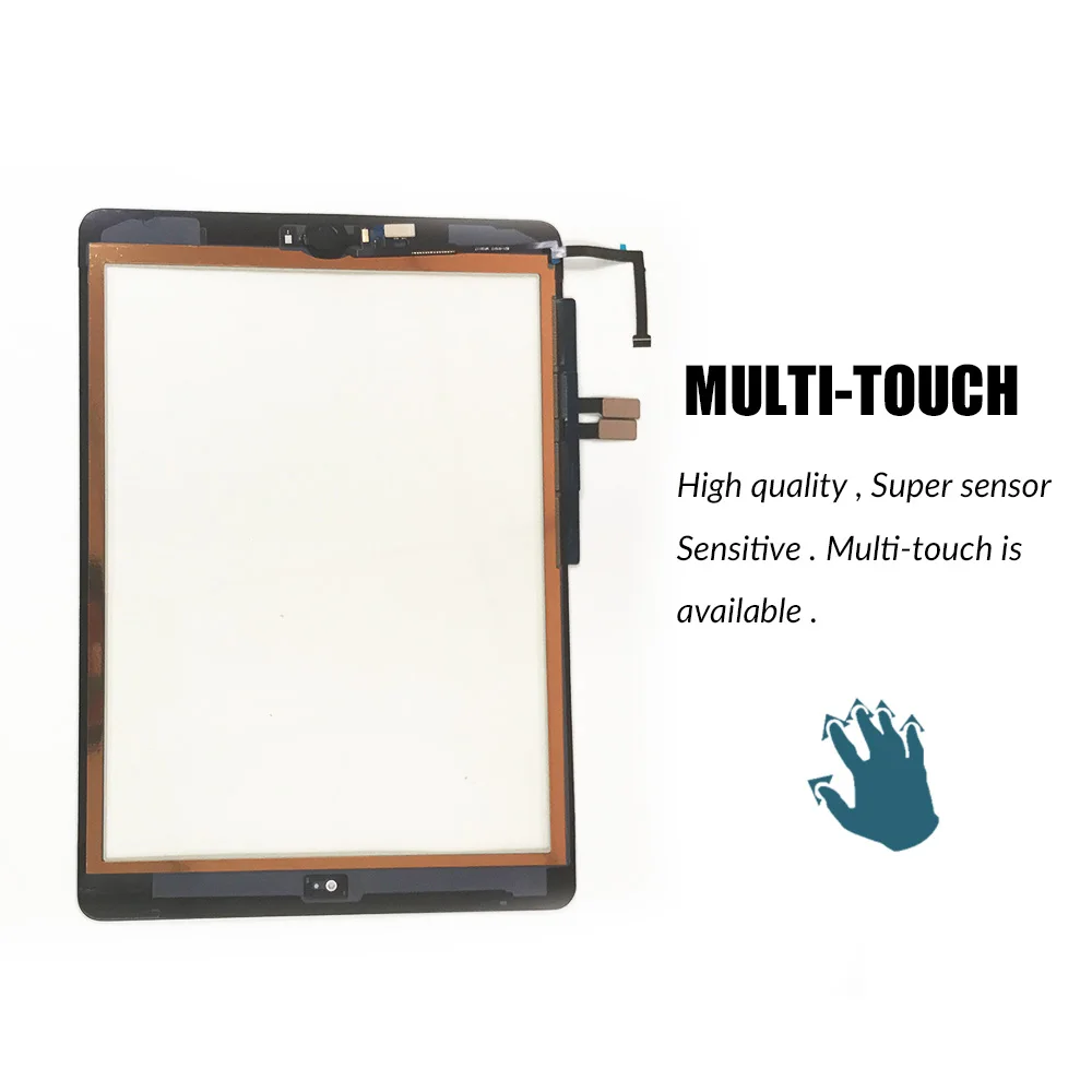 Tela Sensível ao Toque para Ipad 9.7 Versão 2023 6ª Geração A1893 A1954 Digitalizador de Vidro Painel Lcd Sensor de Substituição - Imagem 2