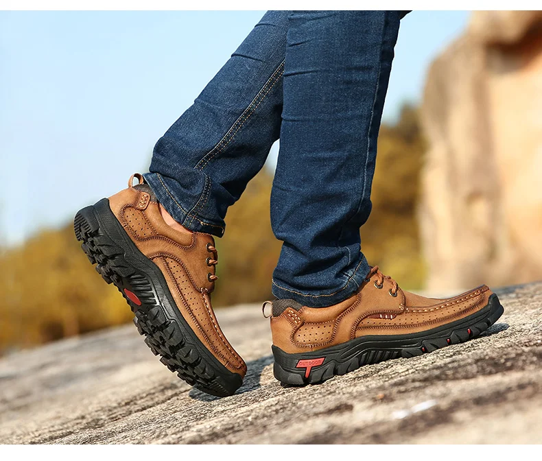 Повседневная мужская обувь из натуральной кожи высококачественные мужские лоферы на плоской подошве, Мокасины, мужская обувь лоферы на шнуровке, мужская обувь, размер 38-48