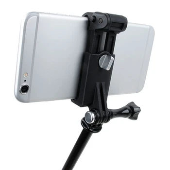 

Mobile Phone Clip Holder mount for GoPro Selfie stick monopod For Xiaom Samsung Huawei OPPO Tripod Adapter Accessories