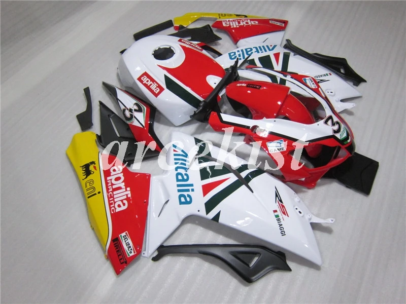 4 подарки литья под давлением ABS Полный комплект обтекателя подходит для Aprilia RS125 06 07 08 09 10 11 RS 125 2006 2007 2011 Пользовательские красный белый 3