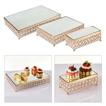 

Cake Stand Plateau Dessert Cupcake Pastry Candy Display Plate for Wedding Event