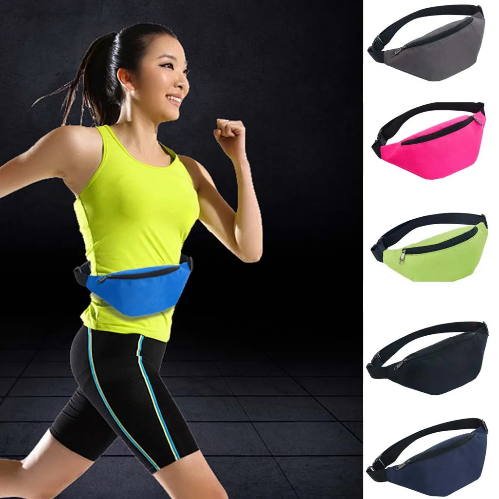 CONEED Fashion Waist Packs Unisex Pocket Outdoor Sports Messenger Shoulder Bag Pouch For Women Run Outdoor Sports Shoulder Bag 