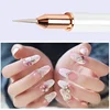 ANGNYA New Dual Heads Acrylic Metal Dotting Wax Pen Gradient Rhinestones Gem Picker Crystal Picking Nail Art Studs Dotter Tools 6
