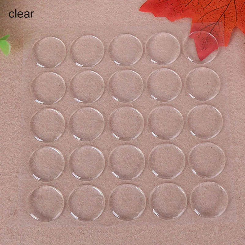 clear 100 шт 3D Кристалл самоклеющиеся пластыри Круглые DIY Ювелирные изделия чайник бутылки крышки s DIY крафтинг 1 дюйм 20 мм 16 мм наклейки на крышечки для бутылок - Цвет: clear