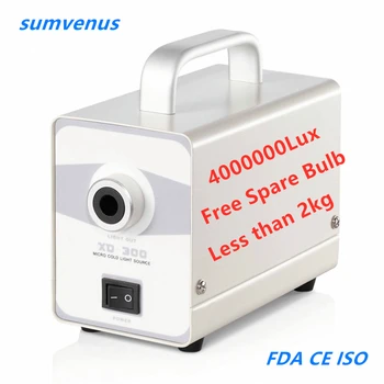 

MINI Portable High Brightness Xenon 50W Medical Surgical Cold Light Source Wolf Optical Fiber Endoscope Examination ENT