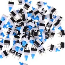 Micro interrupteur Tactile à 6 broches, 50 pièces, bouton marche/arrêt, verrouillage automatique, électronique, 7x7mm, 7x7mm