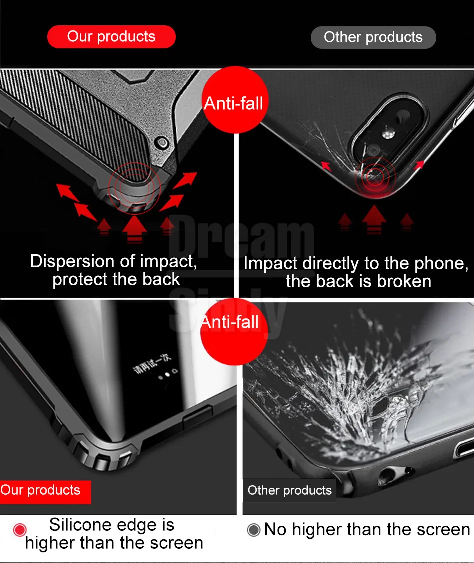 Роскошный противоударный чехол-броня для Xiaomi Redmi 7A, 8A, Note 8, Pro, мягкий чехол-накладка для Xiaomi Redmi Note, 8 T, 7 Pro, силиконовый чехол-бампер
