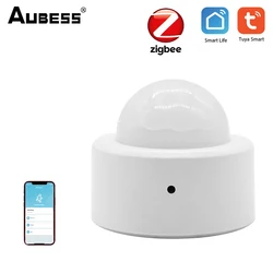 Zigbee – capteur de mouvement PIR intelligent, capteur de corps humain, système d'alarme domestique, Tuya Smart Life Aubess 