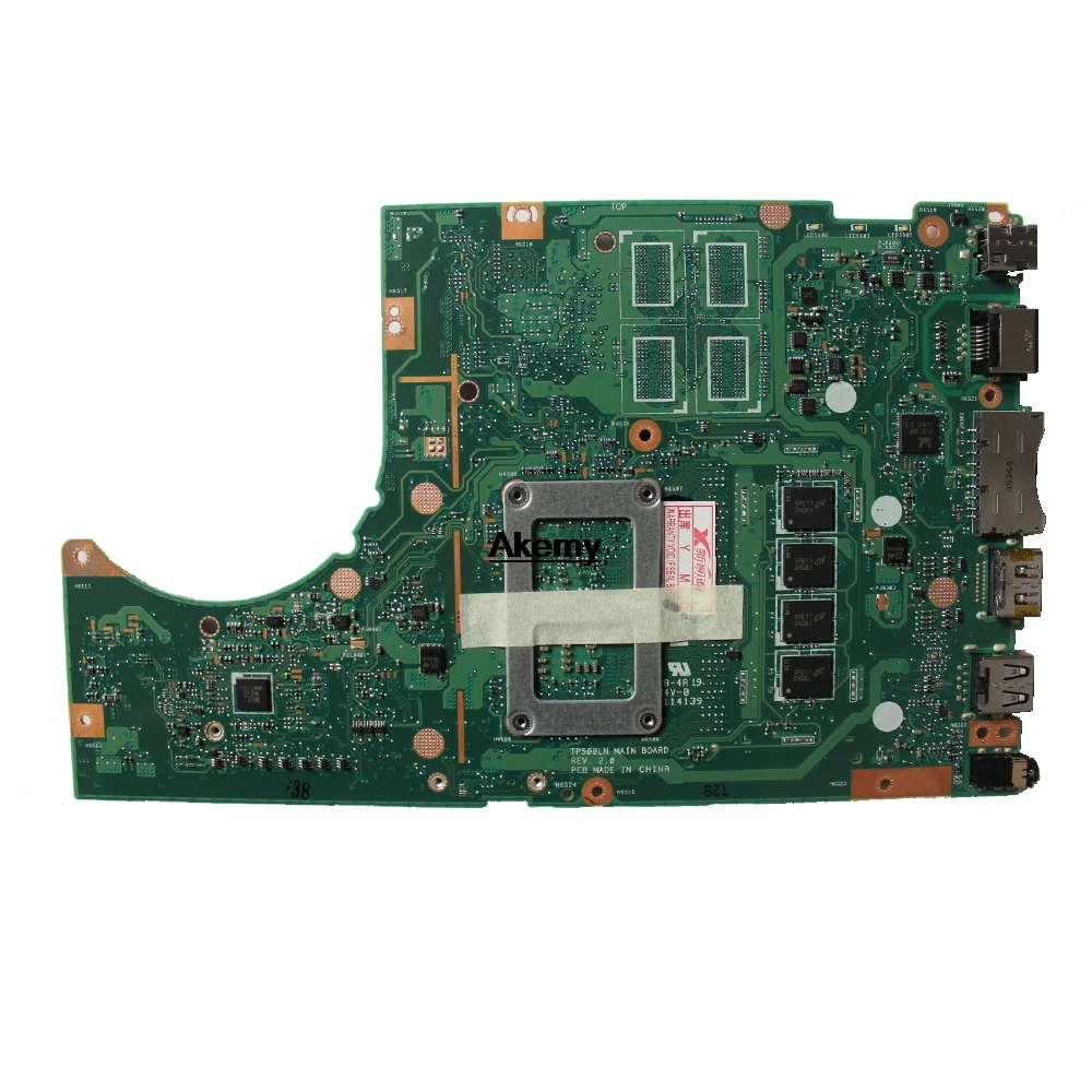 Новая материнская плата Akemy TP500LN TP500LA GM для ноутбука ASUS TP500LA TP500LD TP500L оригинальная материнская плата 4GB-RAM I7-4500U LVDS/EDP