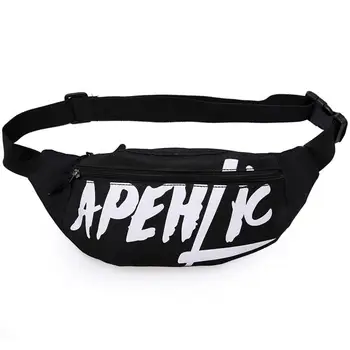 

Waist Bag Men Women Letter Casual Chest Bag Canvas Travel Shoulder Bags Street Rock Cool Fashion Fanny Packs Incline Backpack