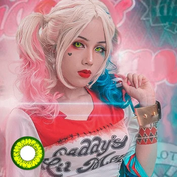 

Beautiful Pupil Color Contact Lens Monthly Throw Female Path 14.5mm Cute Multicolor Party Gift Cartoon Girl Decoration Cosplay