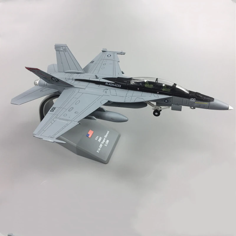 19 см 1/100 масштаб F18 F-18 F/A-18 Boeing Hornet многоцелевой истребитель ВВС США литой Самолет Модель Коллекция подарок