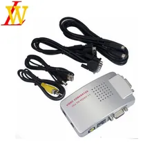 Универсальный NTSC PAL VGA к ТВ AV RCA видеосигнал адаптер конвертер VGA к видео коммутатор коробка композитный для компьютера ноутбука ПК