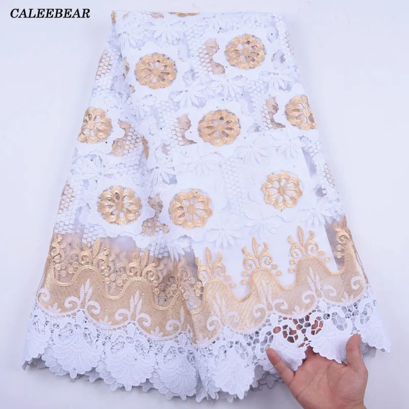 Bridal African Lace Fabric Embroidered Nigerian Laces Fabrics 2020 High Quality French Tulle For Wedding Party S1994 | Дом и сад