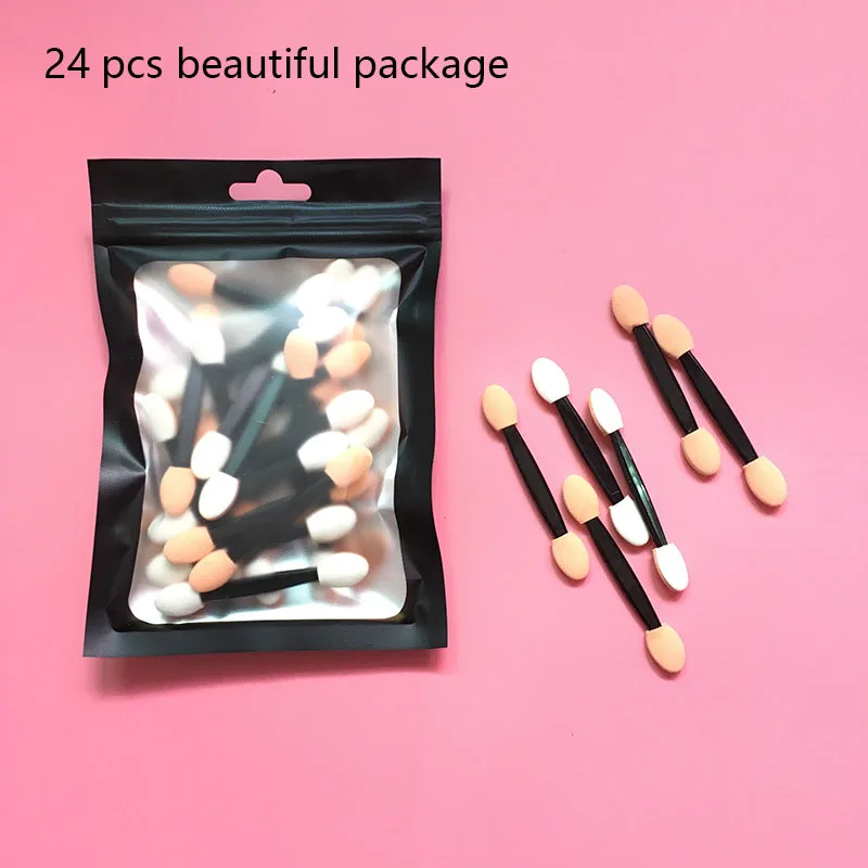 Fashion Disposable Eyeshadow Brushes Make up Dual Sided Sponge Nylon Sets Eye Shadow Brushes For Cosmetic 5