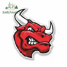 EARLFAMILY 13cm x 13cm Angry Mad Bull Car Stickers Vinyl JDM Bumper Trunk Truck Graphics RV VAN 3D DIY Fine Decal Accessories EARLFAMILY 13cm x 13cm Angry Mad Bull Car Stickers Vinyl JDM Bumper Trunk Truck Graphics RV VAN 3D DIY Fine Decal Accessories