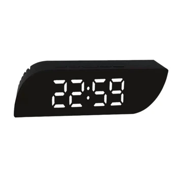 

Creative Mirror Alarm Clock Multifunctional LED Clock Makeup Mirror Alarm Clock Plug Mirror Alarm Clock