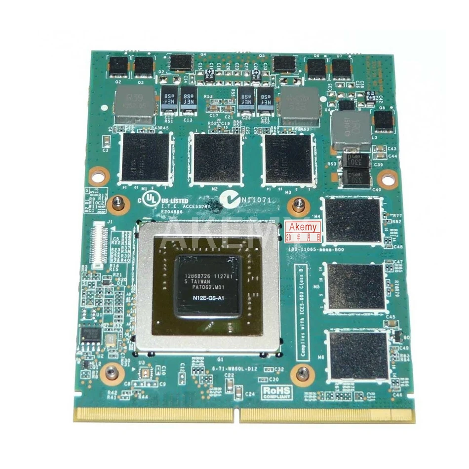 ERILLES Original GTX560M Video Card with X-Bracket