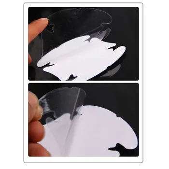 

4PCS/Set Car Door Bowl Protection Sticker Door Handle Protective Film PVC Door Bowl Sticker Universal Car Sticker