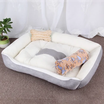 

Pet Dog Bed Cat Nest Non Slip Warm Dog Mat Small And Medium Dog Kennel Pet Supplies Can Be Used With Summer Mat Blankets And Toy