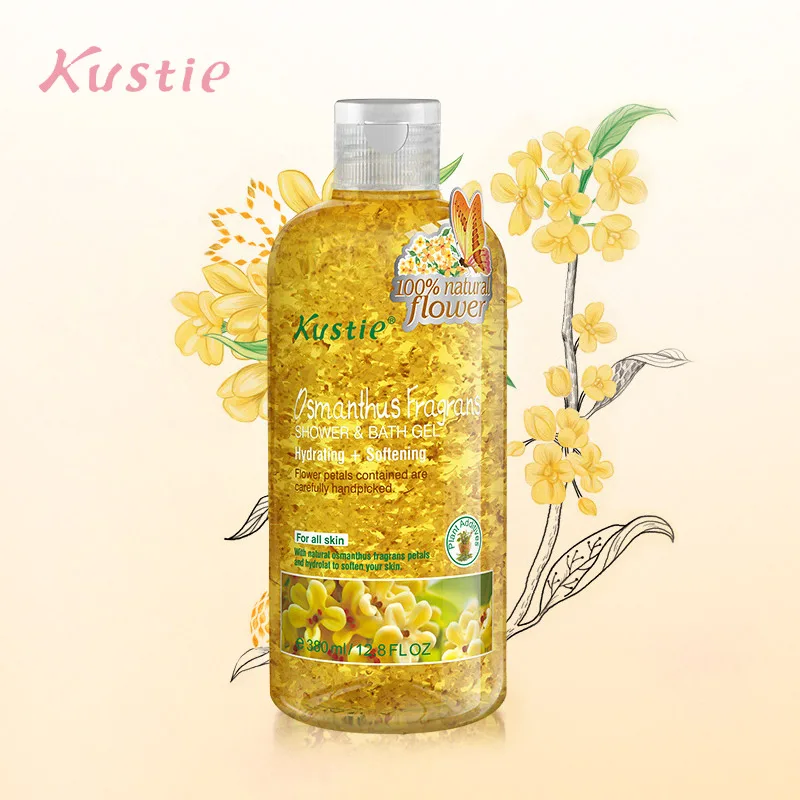 

Kustie oriental mysterious Osmanthus body wash lasting fragrance shower bath gel body fragrance гель для душа