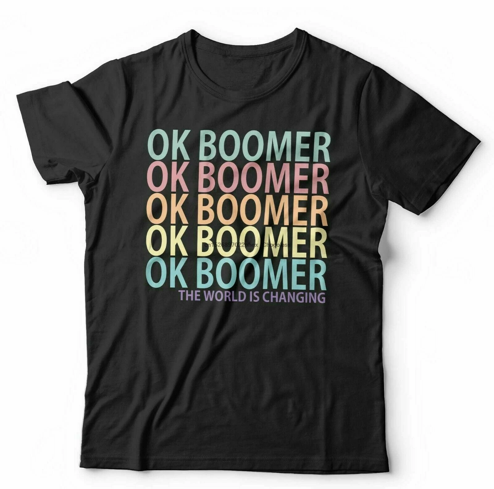 Футболка с надписью Ok Boomer The World Is Change футболка унисекс и для детей поколения Z