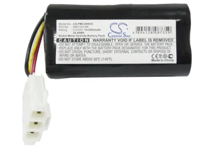 cameron sino 3000mah battery for PANASONIC MC B 20 J MC-B10P MC-B20JP AMV10V-8K Vacuum Battery | Электроника