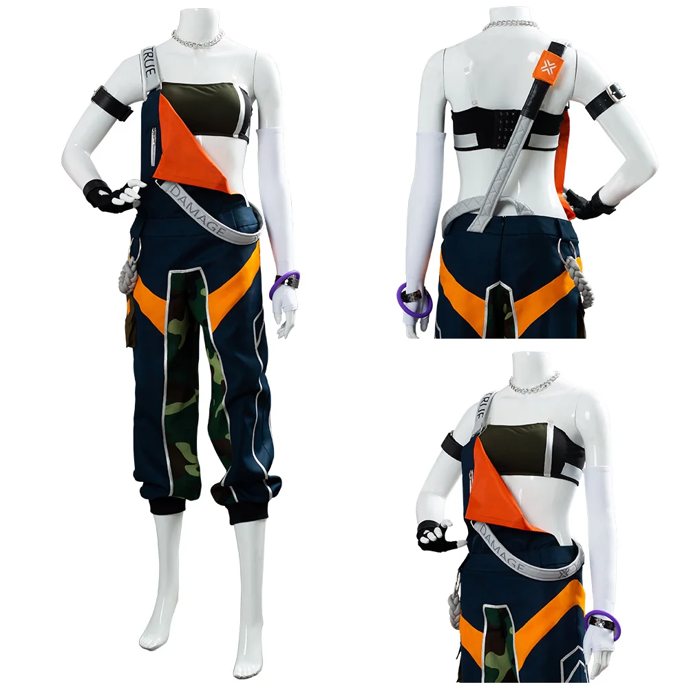 Костюм для косплея Акали из новой игры LOL | Тематическая одежда и униформа