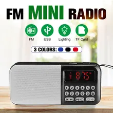 Портативный DC 5V 70-108MHz fm-радио TF карта USB дополнительный громкоговоритель аудио плеер портативный аудио радио