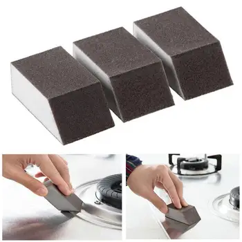 

Magic Sponge Eraser Rust Stains Cleaning cotton Alumina Emery sponge Brush Bowl Wash Pot Brush Melamine sponge kitchen supplie