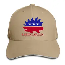 Бейсбольная Кепка унисекс Libertarian дикобраз Классическая Регулируемая Кепка на липучке