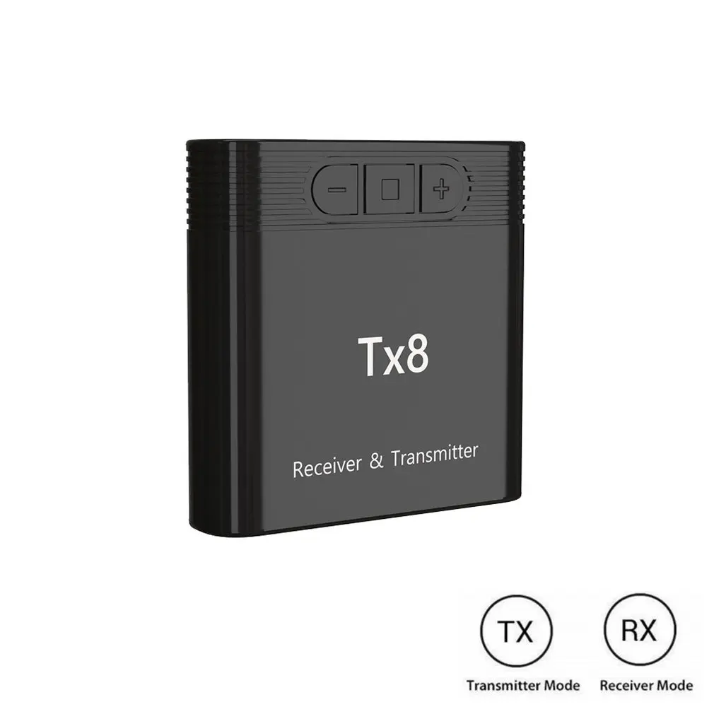 Bluetooth 5,0 аудио передатчик 2 в 1 Bluetooth аудио приемник с поддержкой BT смартфонов/планшетов/настольных компьютеров и ноутбуков/TX режим