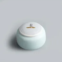 Креативный Ретро герметичный керамический чайный caddy украшен цветами лотоса и Пекинской оперы