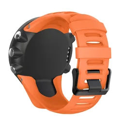 Premium 24mm Silicone Sport Watch Band - Versatile Replacement Wrist Strap - Ambit 3 (Orange)