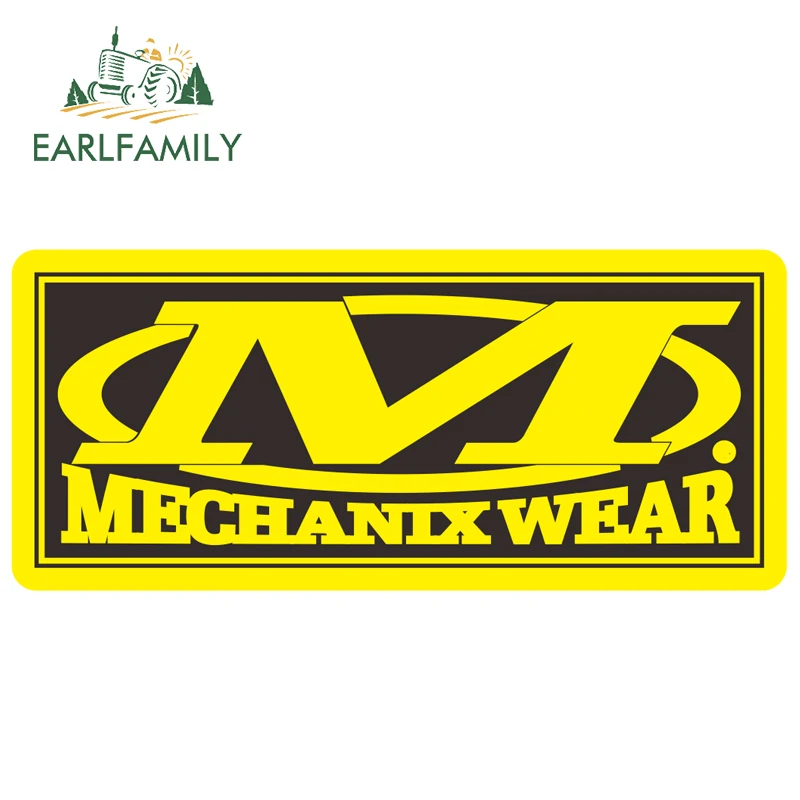 

EARLFAMILY 15cm x 5.7cm FOR MECHANIX WEAR Sticker Car Truck Window Decal Bumper Helmet Car Stickers Waterproof Accessories