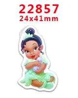 22857 30 шт плоское украшение из смолы принцесса catoon Смола pr22862 - Цвет: 22857