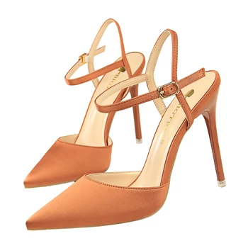 

European Style Lady Dress Shoes Women Pumps Festival Party Wedding Shoes Formal Pumps Stilettos High Heels Sandals FIS224