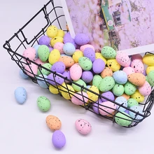  Multiple Styles Color Easter Eggs Ornament DIY Art Craft Easter Decorations For Home Festival Wedding Party Supplies Kid Favor 