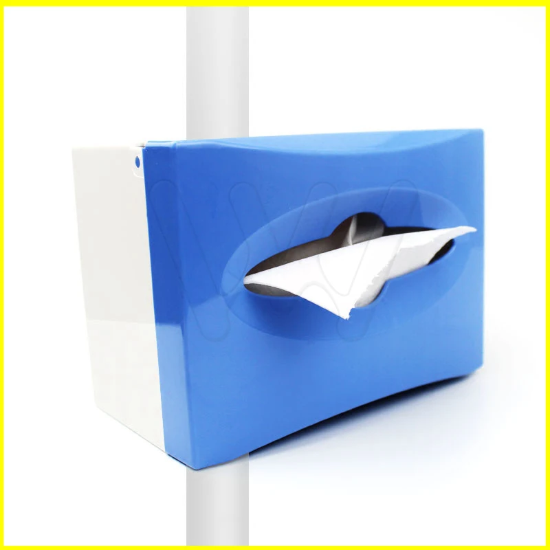 

Dental Post Mount Utility 45mm Paper Tissue Box Blue/Green/White For Dental Unit