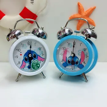 

Newly arrived cartoon retro alarm clock Lilo&Stitch alarm clock desktop desktop clock 4 colors home decoration gift