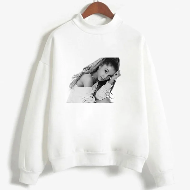 

Ariana Grande Album Thank U Next Print Harajuku Vogue Long Sleeve Shirts Hip Hop Streetwear Women's Hoodies Pullover Tops