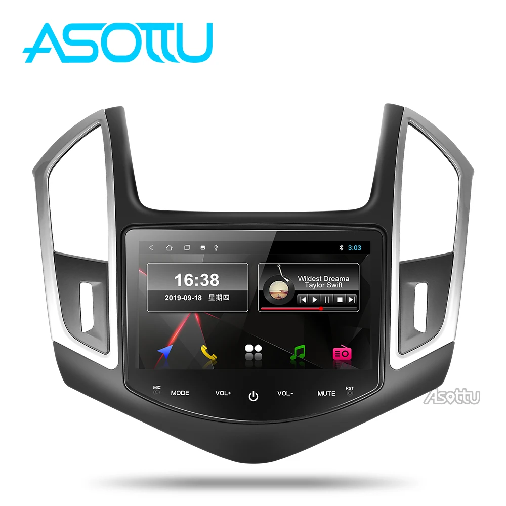 Asottu android 9 0 PX30 автомобильный dvd gps плеер для Chevrolet Cruze 2013 2014 2015 с автомобильным Радио