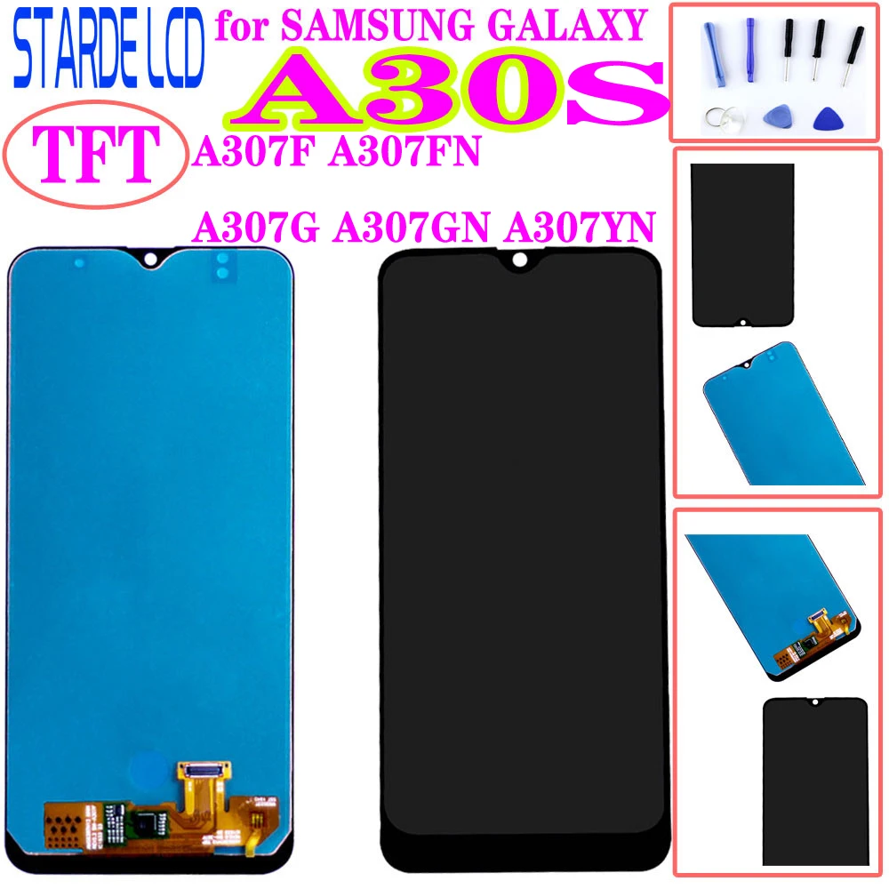 

6.4'' LCD Display for SAMSUNG GALAXY A30S A307F A307FN A307G A307GN A307YN Touch Screen Digitizer Assembly Screen Replacement